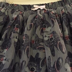 H&M Bottoms - H&M girls gray bunny rabbit tulle skirt H&M Bottoms - H&M girls gray bunny rabbit tulle skirt